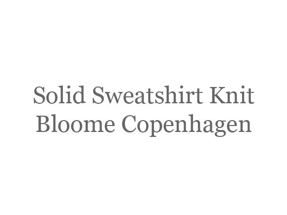 Solid Sweatshirt Knit